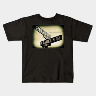 Sepulveda Boulevard & Franklin Avenue, Culver City, California by Mistah Wilson Kids T-Shirt